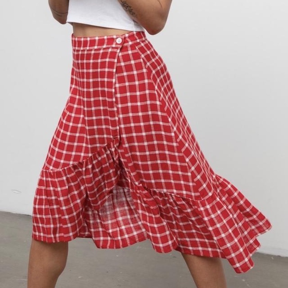 Rails Lizzy Ruffle Wrap Skirt - Picture 7 of 8